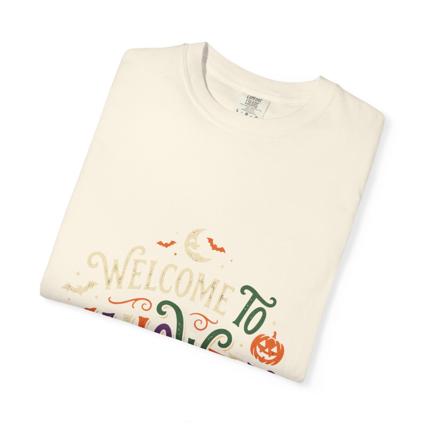 Halloween Graphic T-Shirt — "Welcome to Halloween" Seasonal Tee