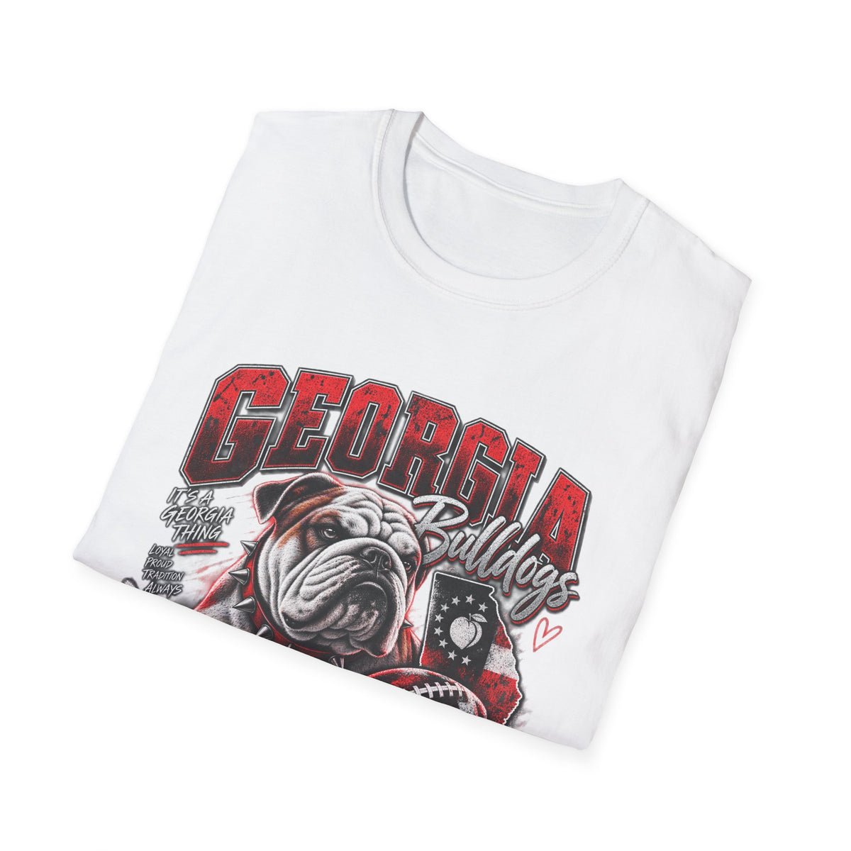 Georgia Bulldogs Game Day T-Shirt — 'Game Day' Bulldog Football Tee