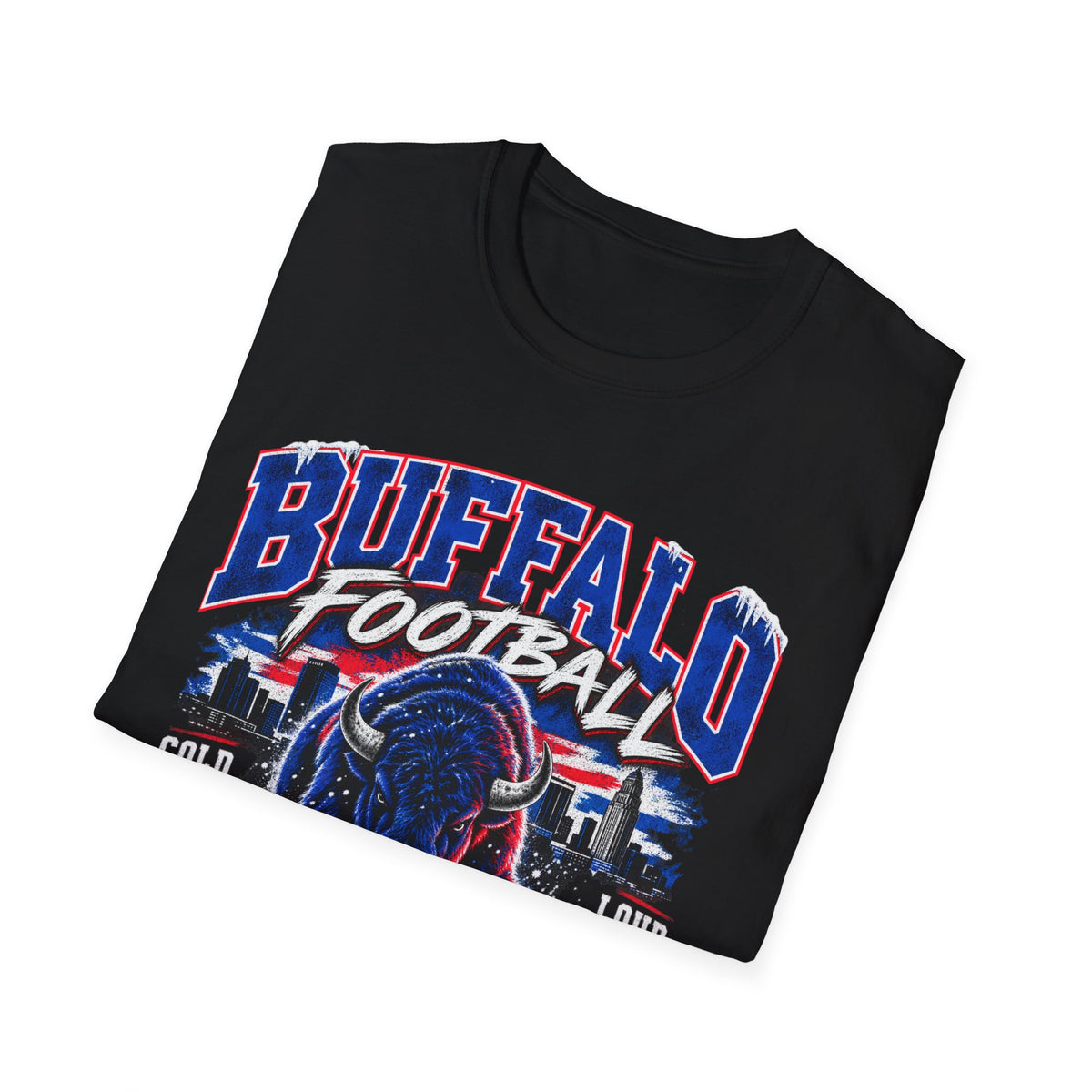 Buffalo Football T-Shirt — 'Built for the Cold' Graphic Tee