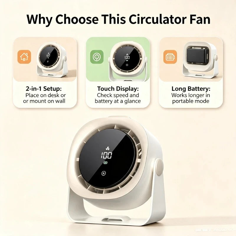 Portable Desktop Cooling Fan