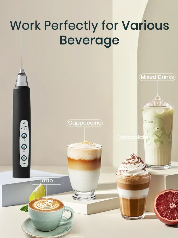 Rechargeable Electric Milk Frother