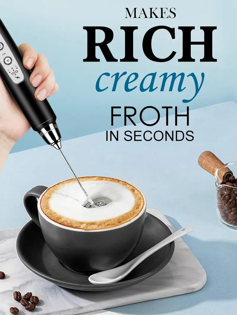 Rechargeable Electric Milk Frother
