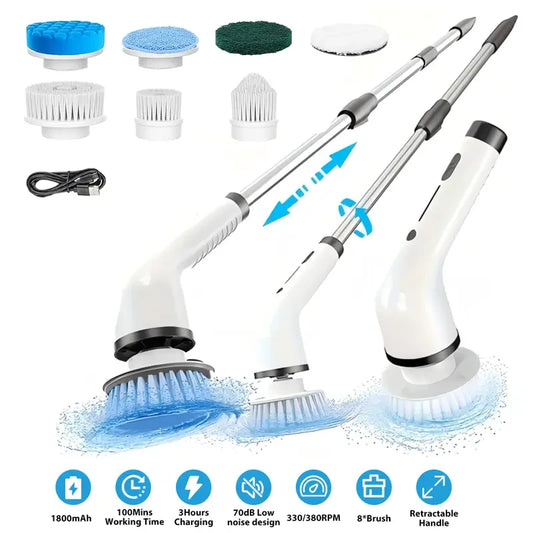 Cordless Electric Spin Scrubber