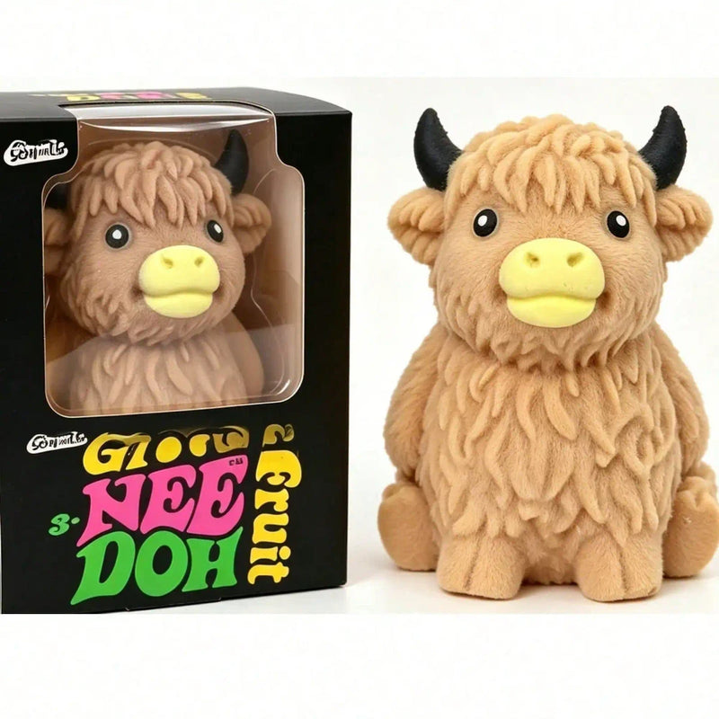 Scottish Highland Cow Stress Relief Toy
