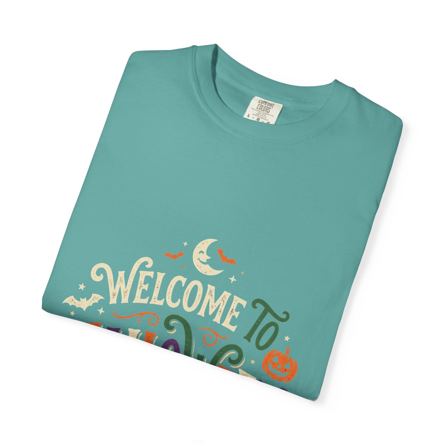 Halloween Graphic T-Shirt — "Welcome to Halloween" Seasonal Tee