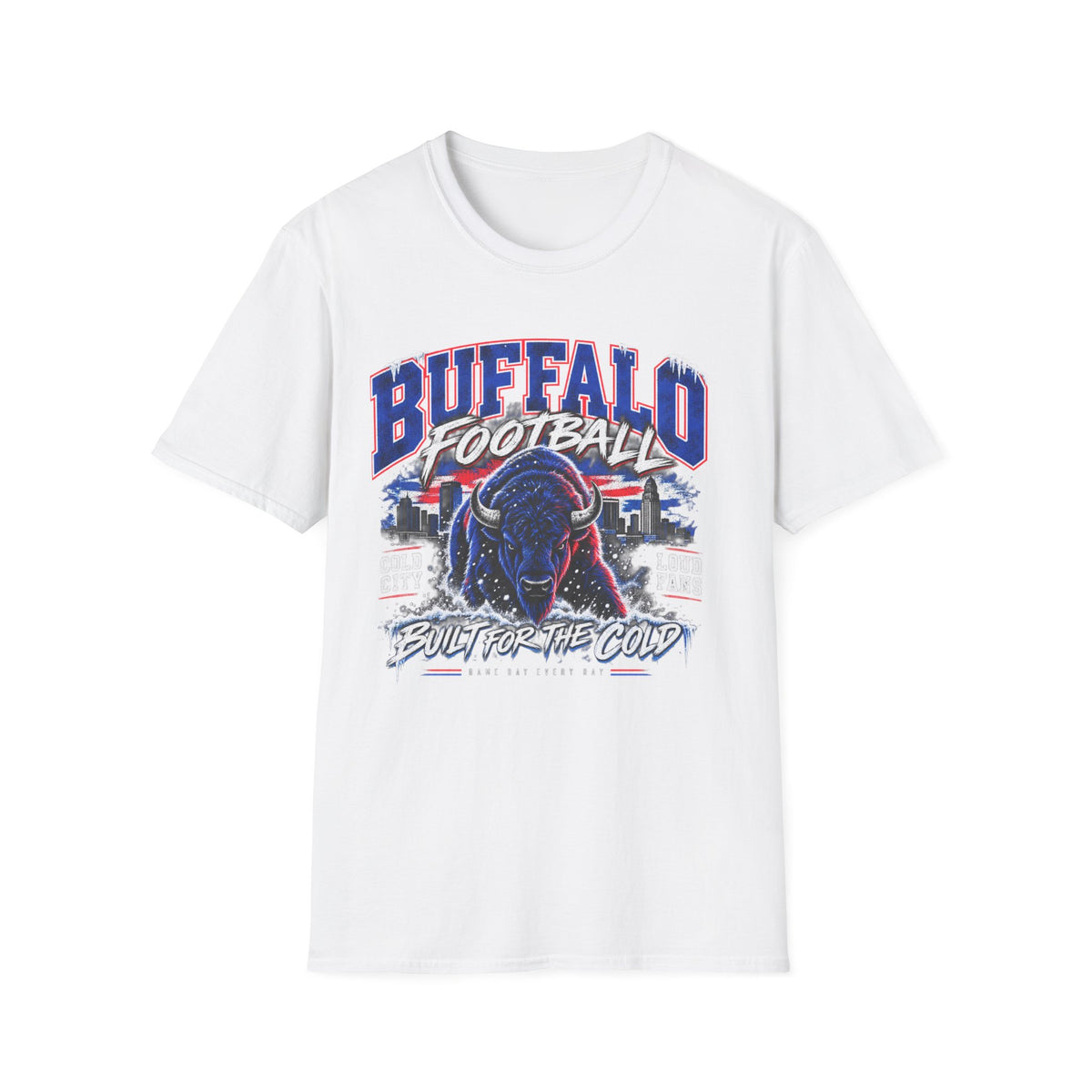 Buffalo Football T-Shirt — 'Built for the Cold' Graphic Tee