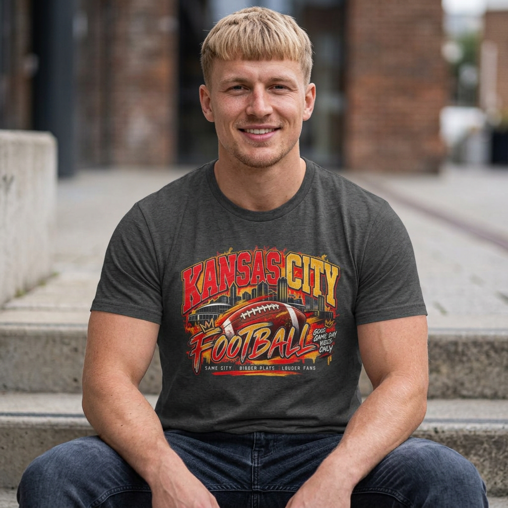 Kansas City Game Day Football Tee