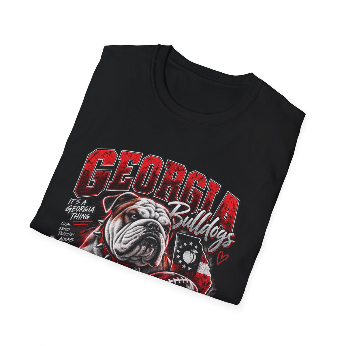 Georgia Bulldogs Game Day T-Shirt — 'Game Day' Bulldog Football Tee