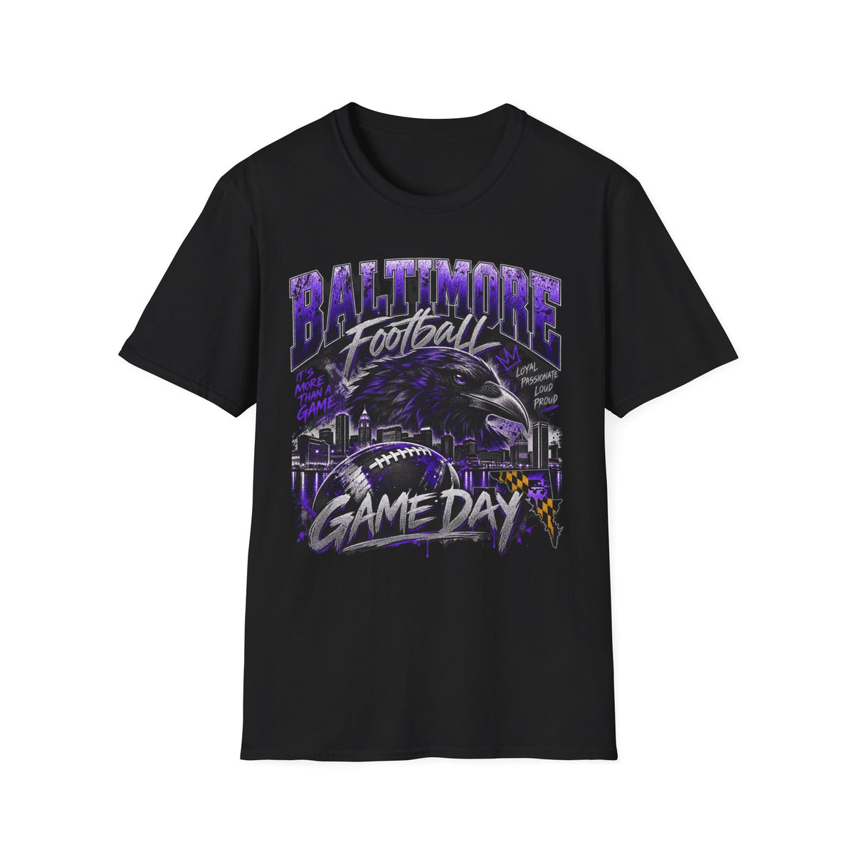 Baltimore Football Game Day T-Shirt