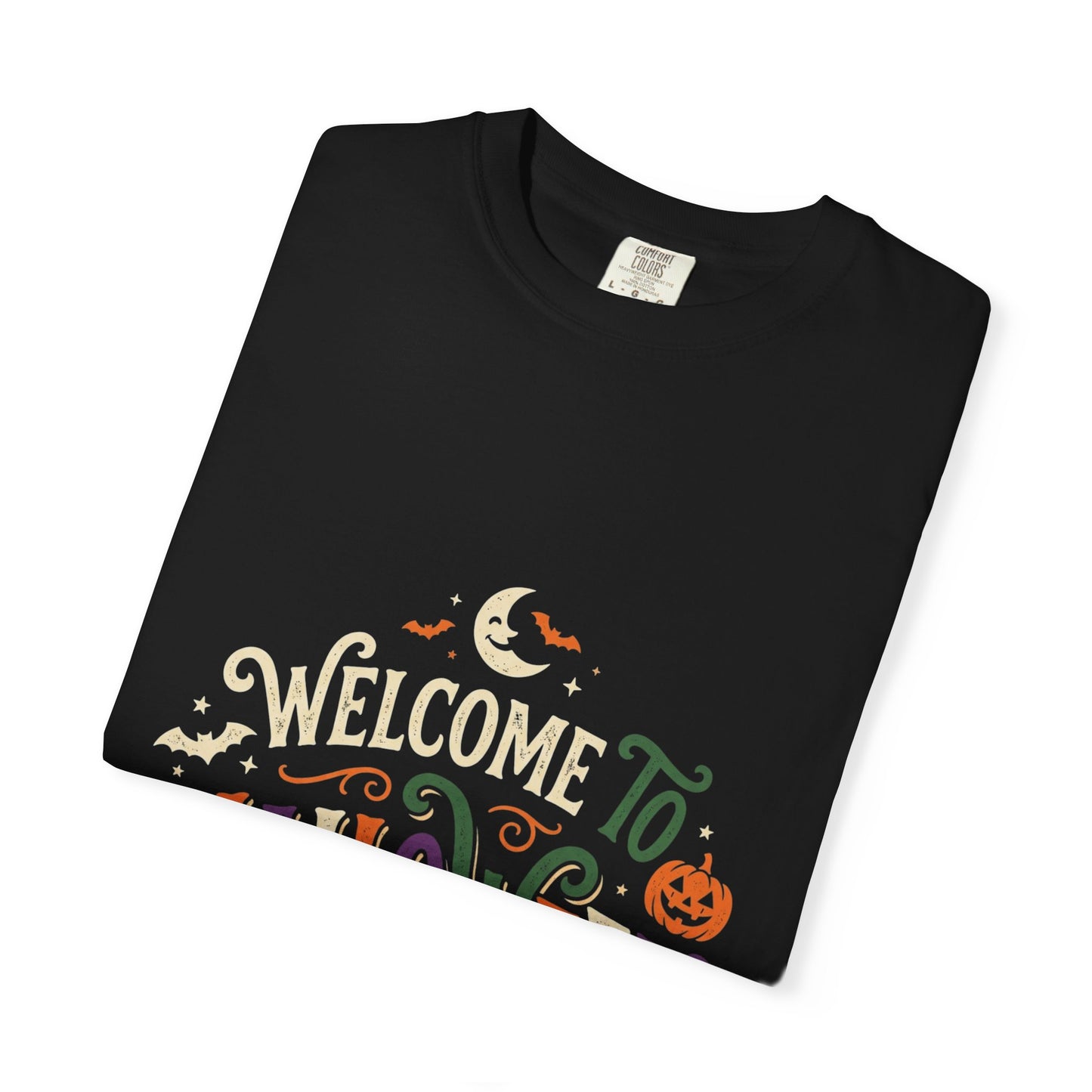 Halloween Graphic T-Shirt — "Welcome to Halloween" Seasonal Tee