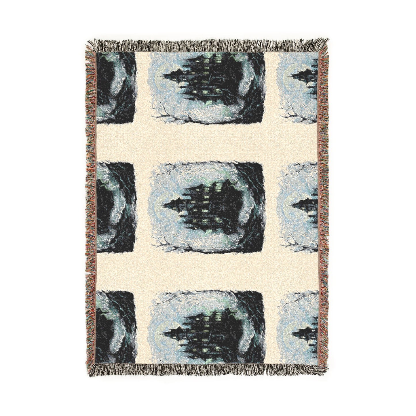 Haunted Castle Woven Blanket