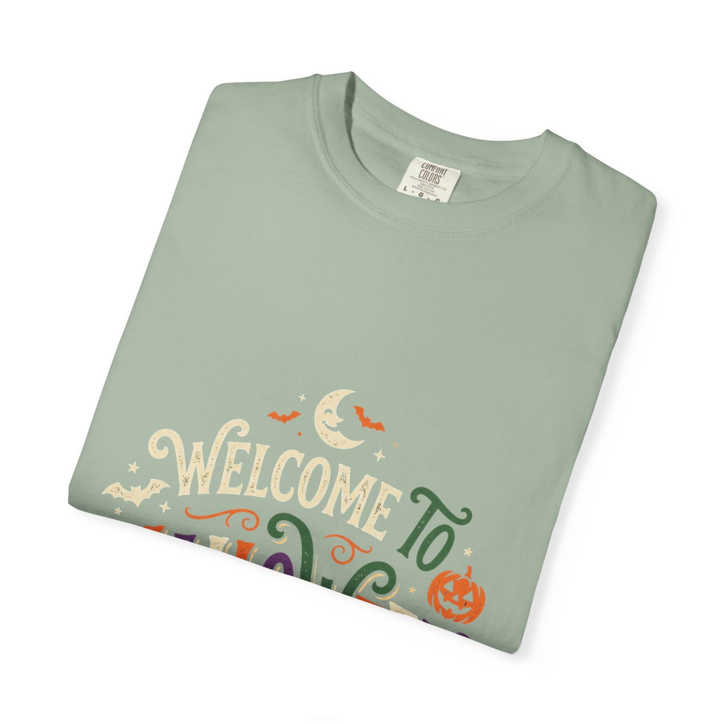 Halloween Graphic T-Shirt — "Welcome to Halloween" Seasonal Tee