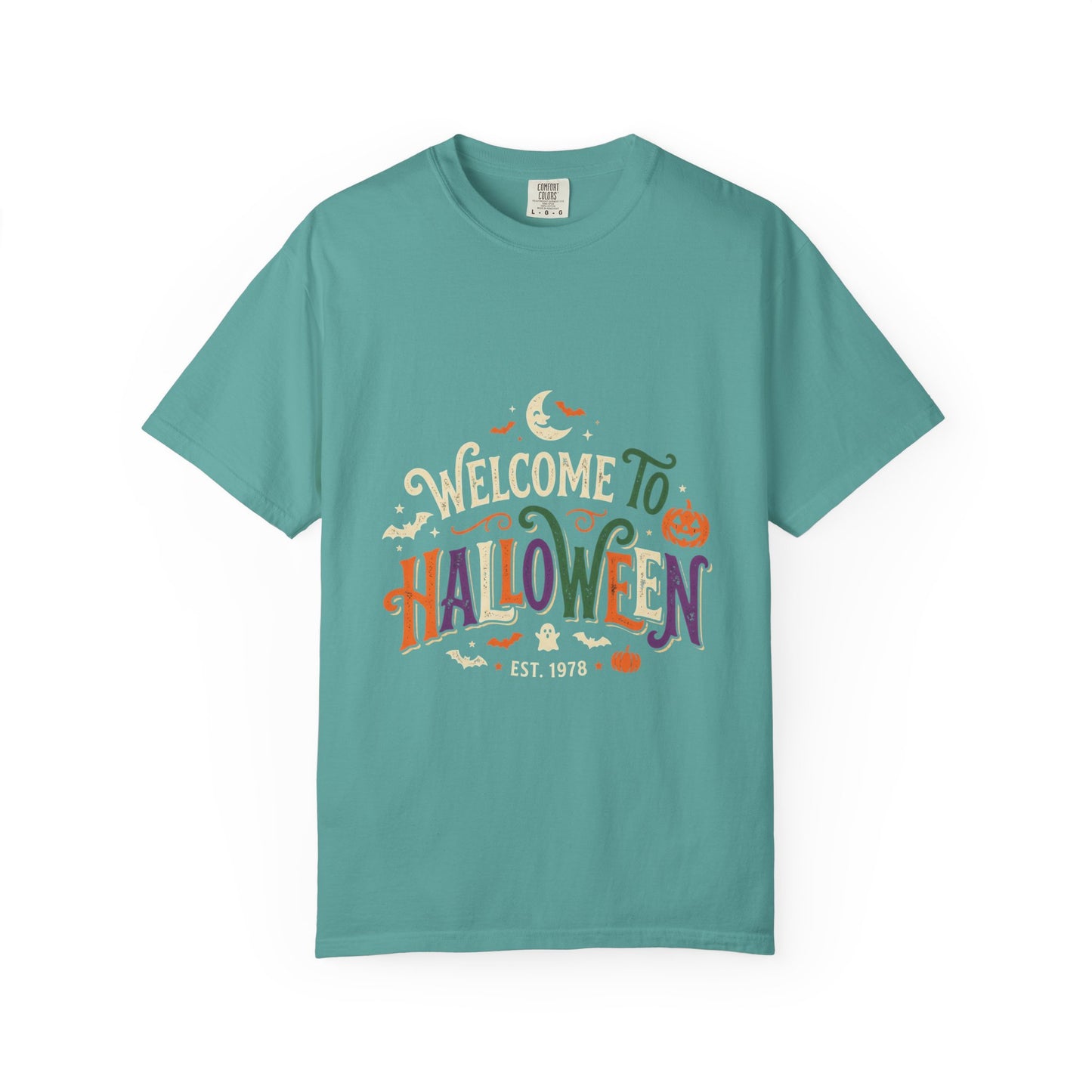 Halloween Graphic T-Shirt — "Welcome to Halloween" Seasonal Tee