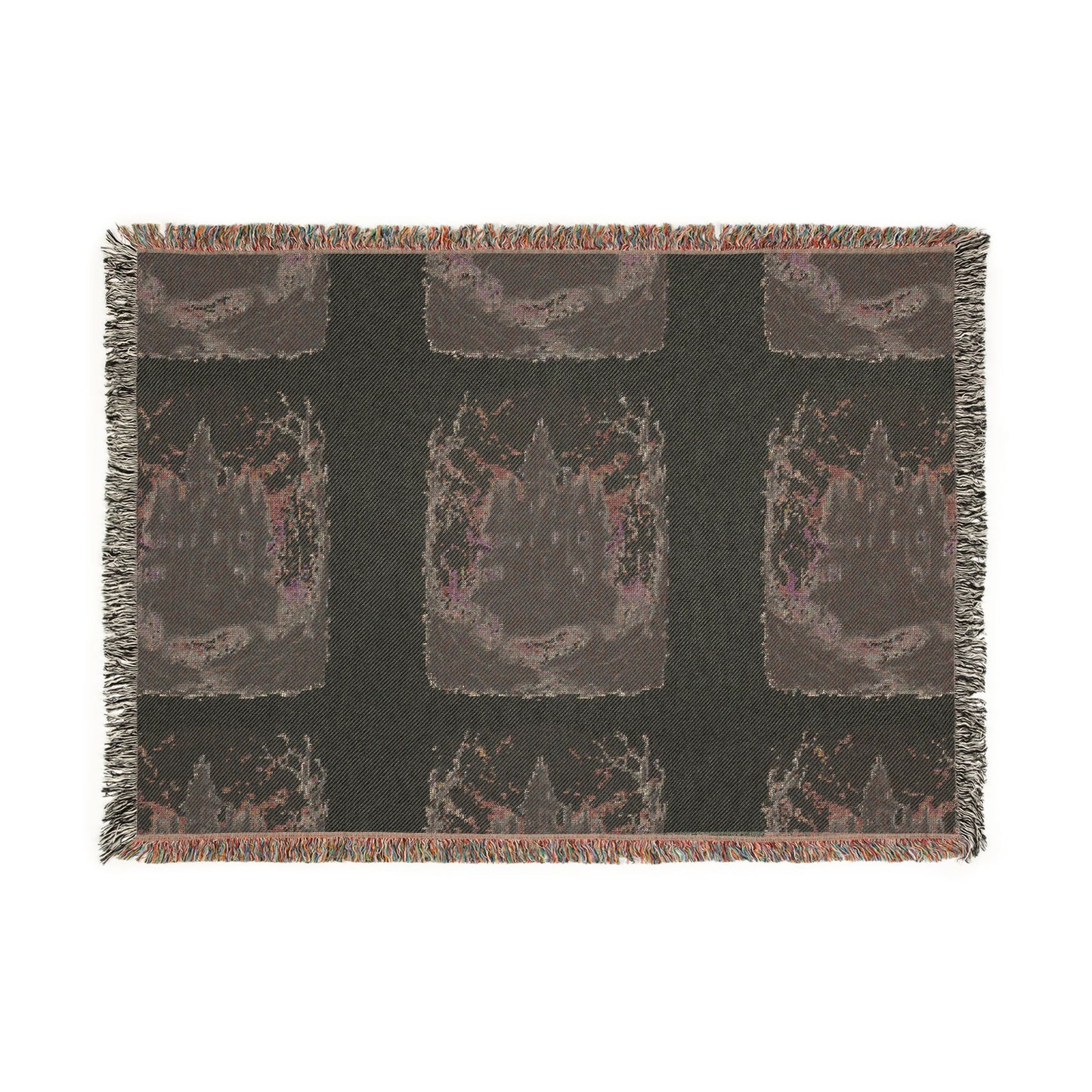 Haunted Castle Woven Blanket