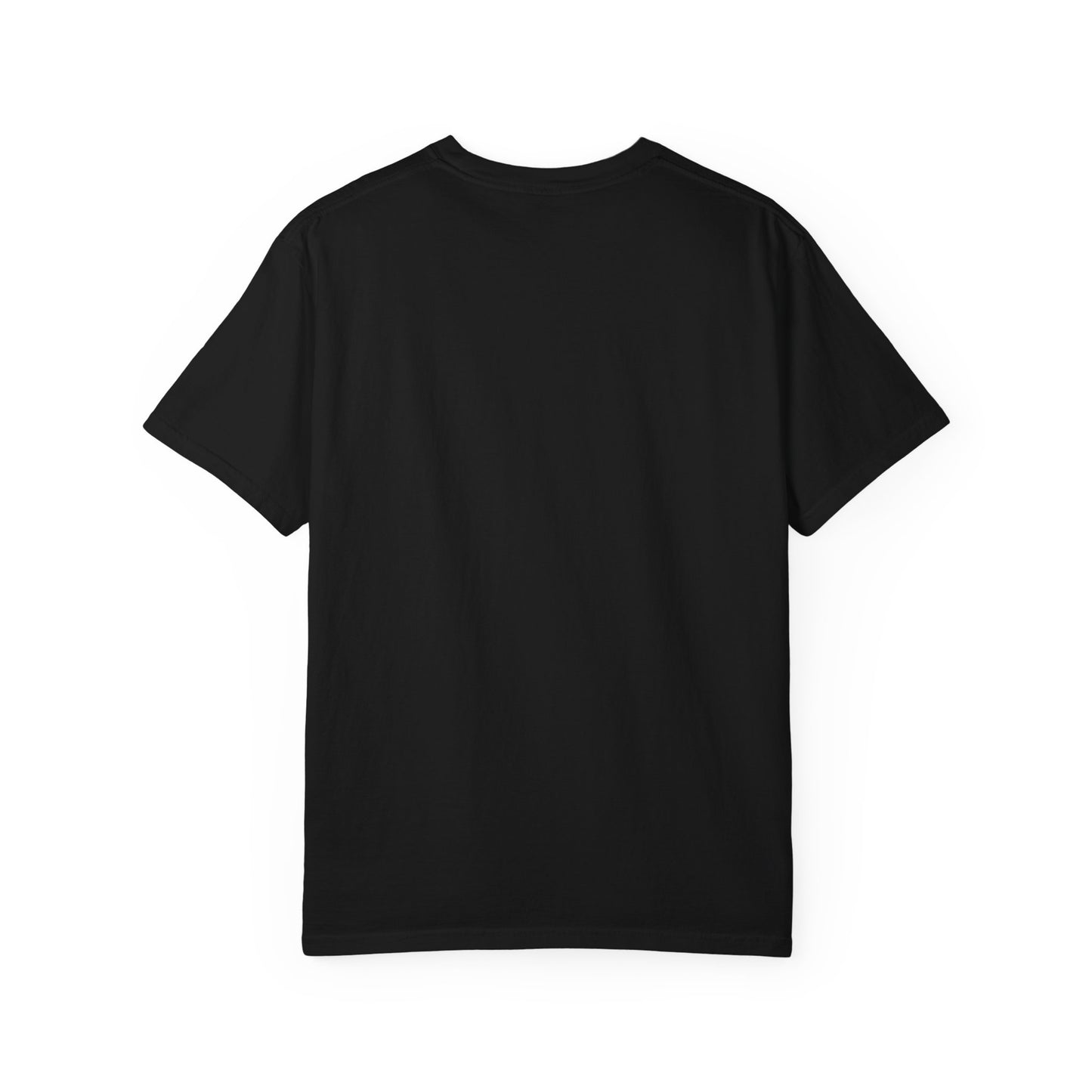 Spooky Halloween Village T-Shirt — Haunted Houses, Pumpkins & Moon Graphic